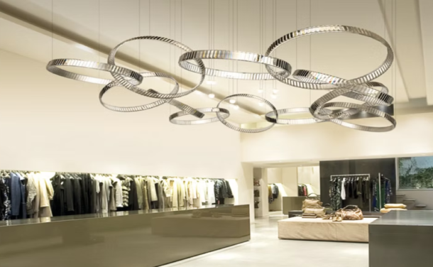 Contract lighting showroom