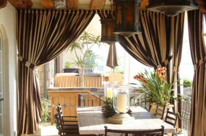 Dining room drapes